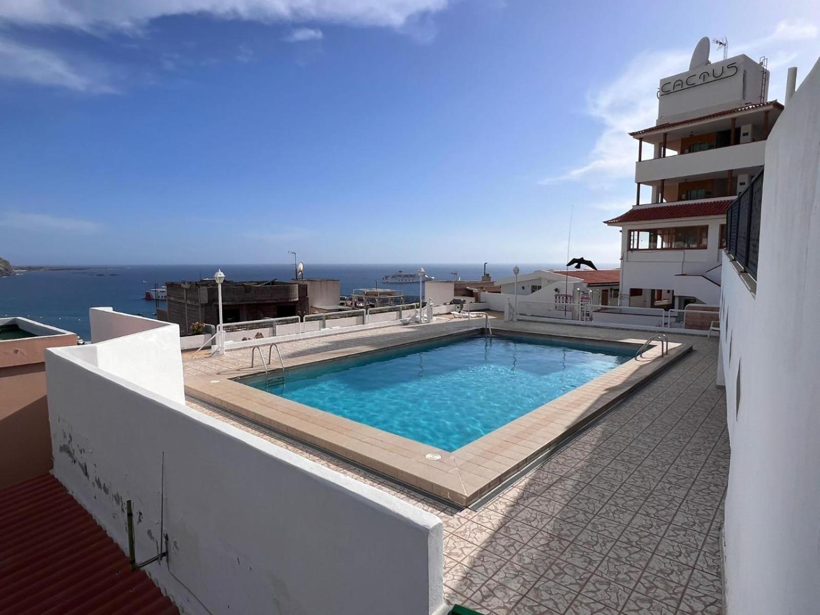 Ferienwohnung Vista Mar Y Piscina Climatizada Arona  Exterior foto